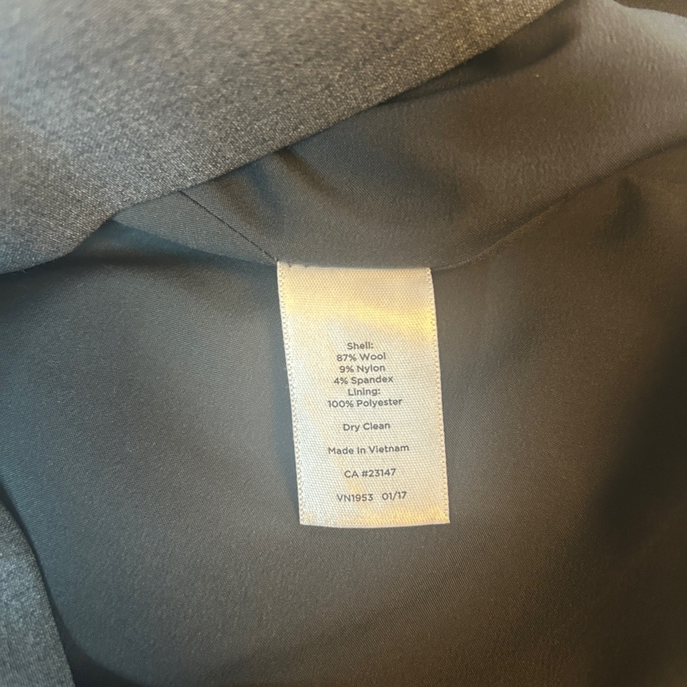 Talbots Wool Blend Ruffle Sleeve Shift Dress Women’s Size 14 Business NWOT - Picture 4 of 5
